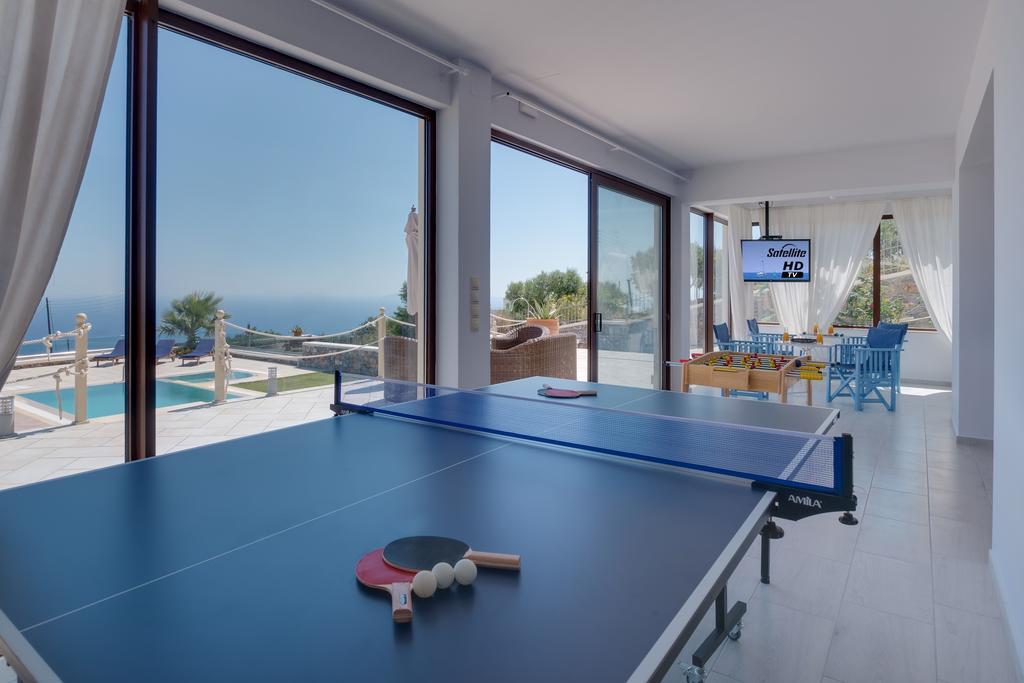 Sea Views At Villa Anemomylos With Heated Pool, Ping Pong And Tennis Agia Pelagia Kythira المظهر الخارجي الصورة