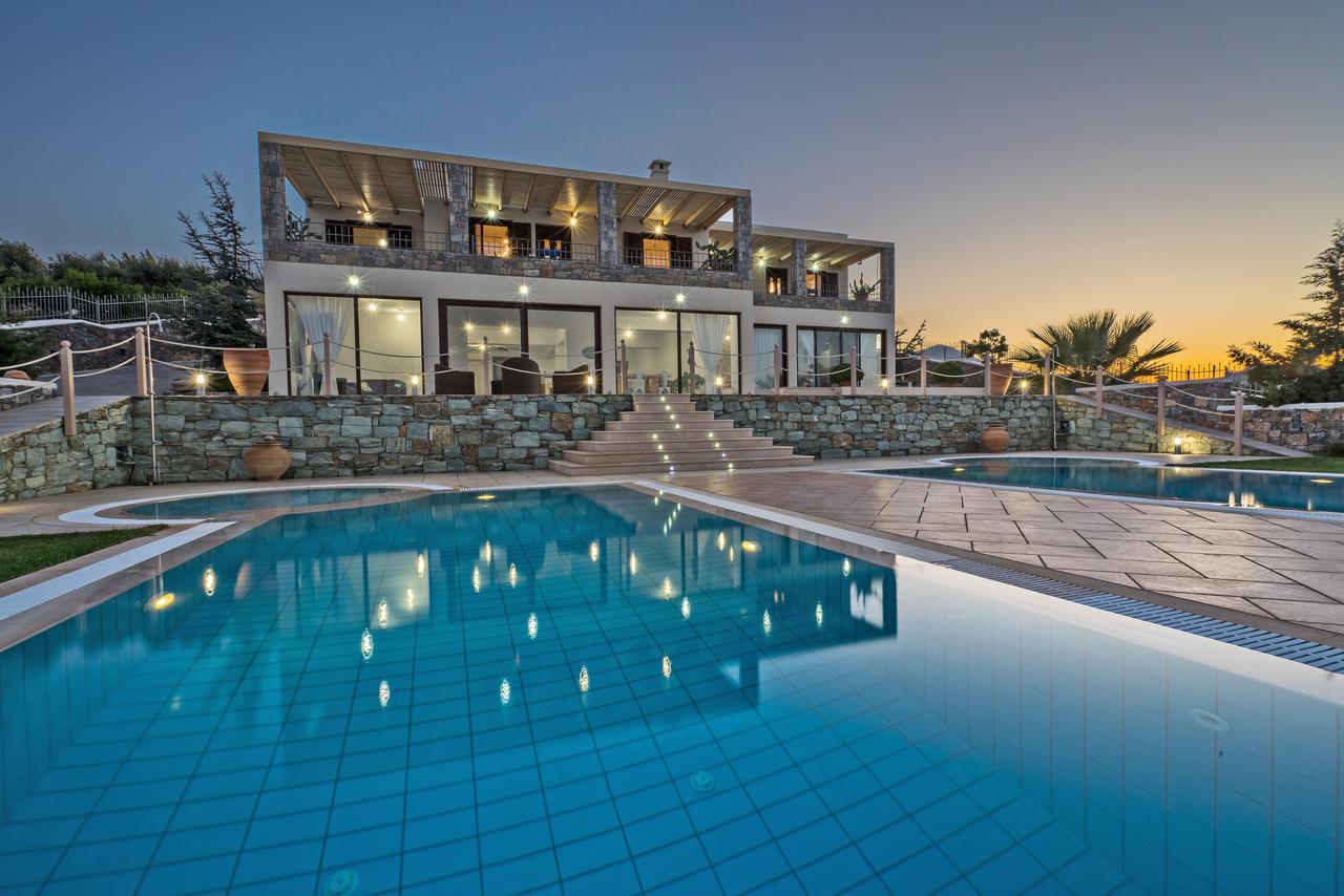 Sea Views At Villa Anemomylos With Heated Pool, Ping Pong And Tennis Agia Pelagia Kythira المظهر الخارجي الصورة